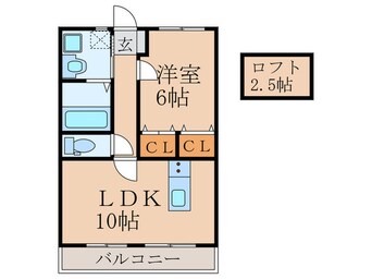 間取図 セレクトK　A棟