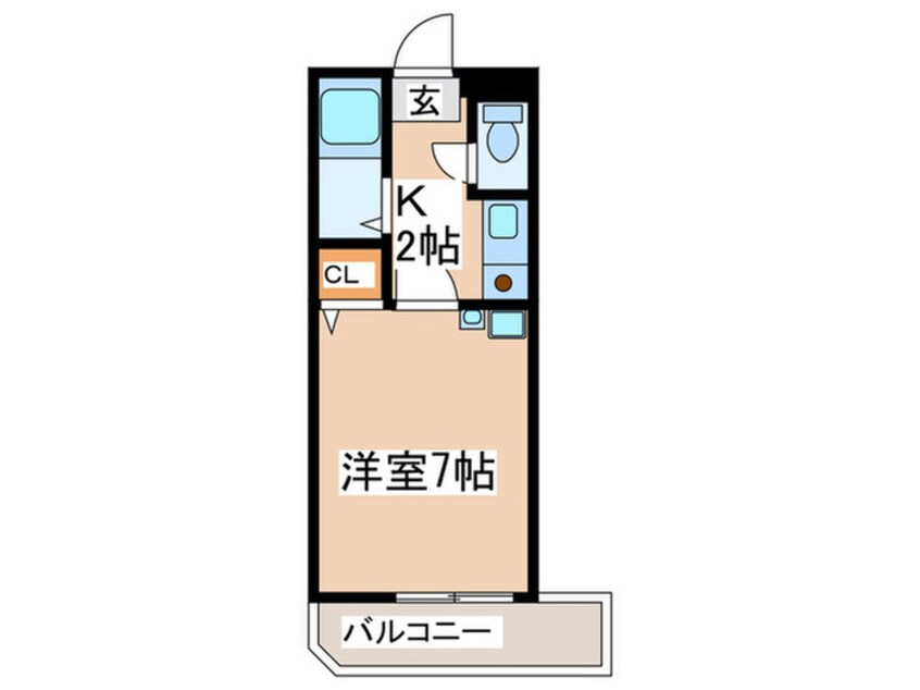 間取図 ジュネス二日市