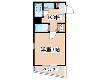 間取図 ジュネス二日市