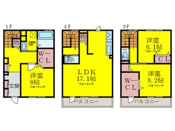 間取図 D-room日赤通り