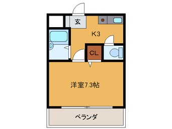 間取図 ｱｰﾊﾞﾝﾊｳｽ平尾