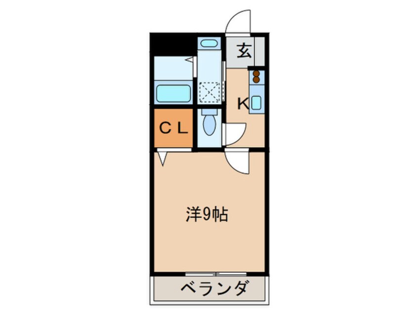 間取図 ﾚｼﾞﾃﾞﾝｽ竹末