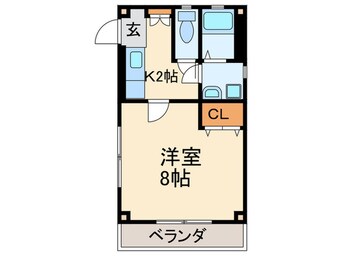 間取図 フロ－ラステ－ジ諸岡