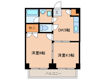 間取図 ビバリーハウス南福岡６(Ａ)