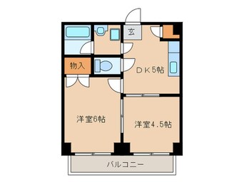 間取図 ビバリーハウス南福岡６(Ａ)