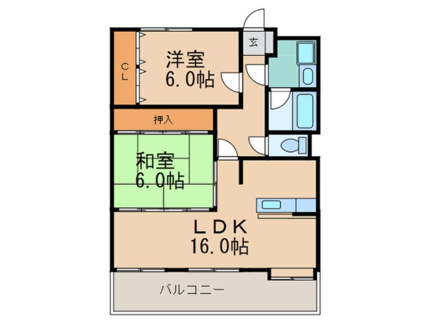 間取図 パークサイド十日田　Ⅰ