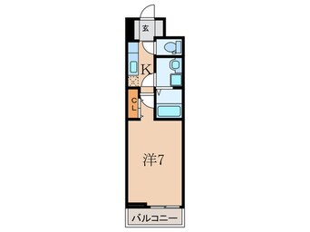 間取図 カルフール千防