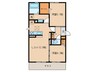 Ｄ-ｒｏｏｍ長住北Ａ棟 2LDKの間取り