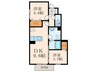 セジュールS・A 2DKの間取り