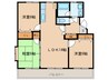 西原コーポ３ 3LDKの間取り