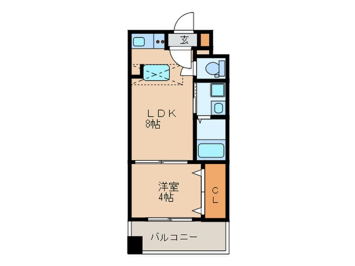 間取り図 エステートモア天神