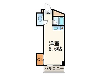 間取図 サンサ－ラ大橋