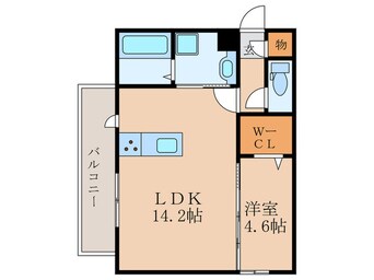 間取図 タウンコートカレラⅣ