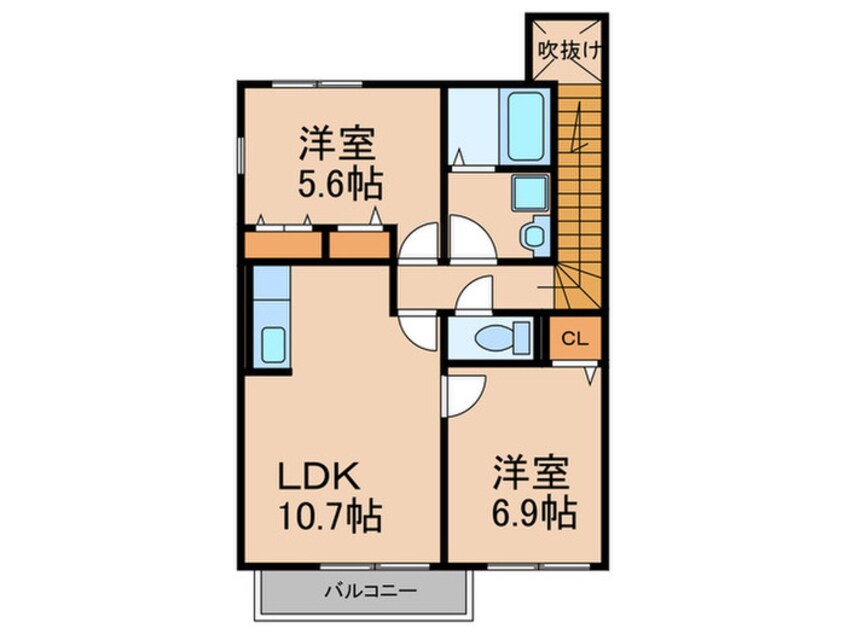 間取図 シャローム梅木 Ａ棟