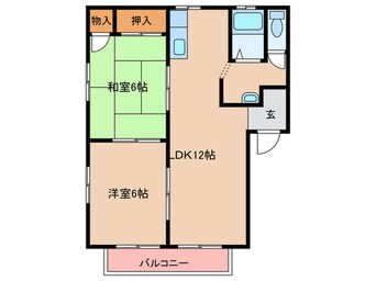 間取図 フレグランスエイト