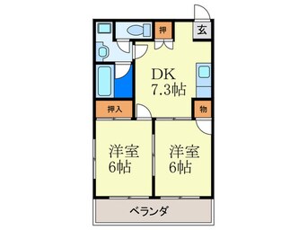 間取図 グレースイン高宮