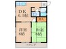 グリ－ンハイツ小嶺 2DKの間取り