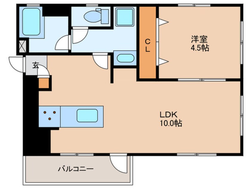 間取図 グラン・ド・グリシーヌ別府