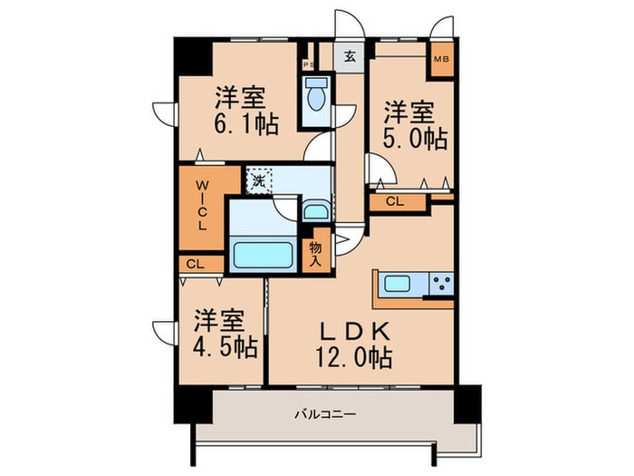 間取り図 CINQ IWASE BLD　