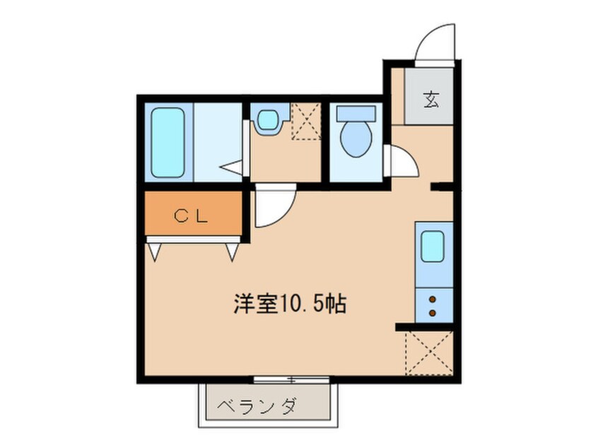 間取図 シエルフ宮丸　B棟