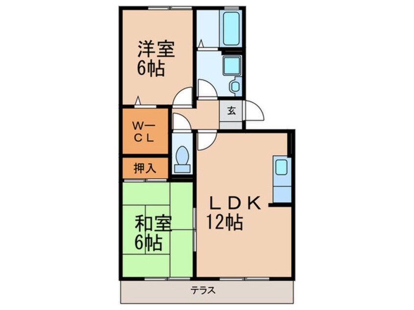 間取図 リバーコート志免