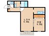 セレーノ 1LDKの間取り