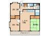 レグルス空港南 3LDKの間取り