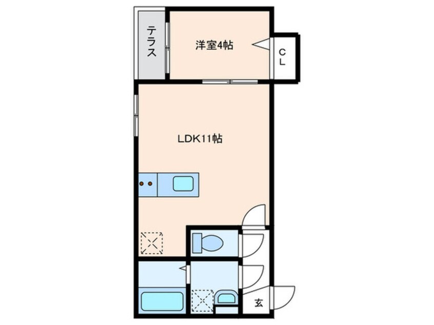 間取図 SANBATH　WAJIRO