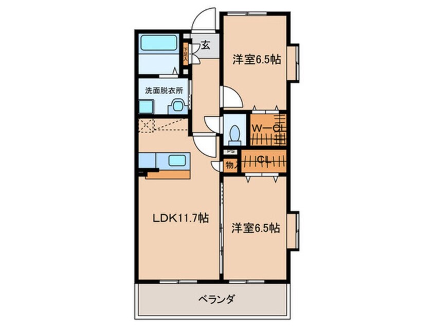 間取図 フォレストヴィラ若宮