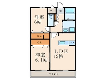 間取図 パ－クサイドハイツ