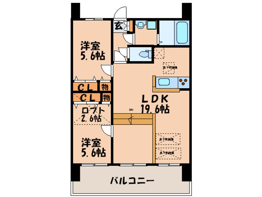 間取図 エデンフィールド