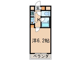 間取図 ギャラン黒崎