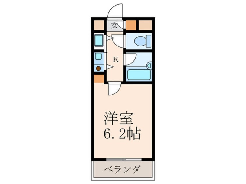 間取図 ギャラン黒崎