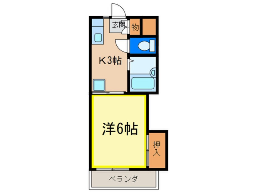 間取図 シャトレ永犬丸