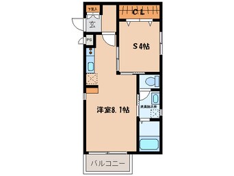 間取図 シングルコート九大学研都市