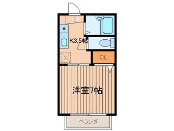 間取図 エミナンス福大前Ⅰ