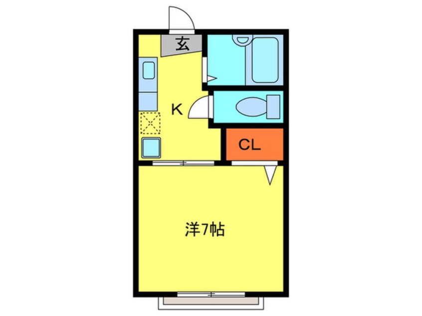 間取図 エミナンス福大前Ⅰ