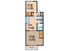 ルート浦園Ⅰ Ｃ棟 2DKの間取り