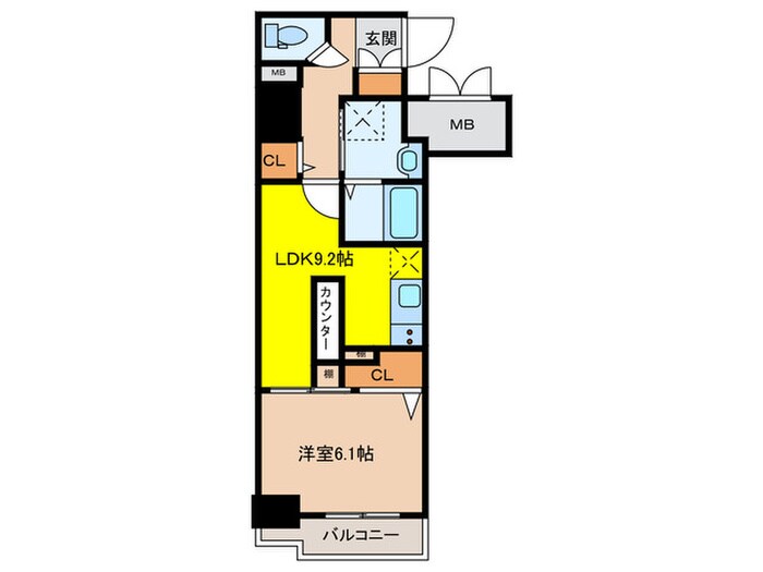 間取り図 エスペランサ大橋Ⅱ