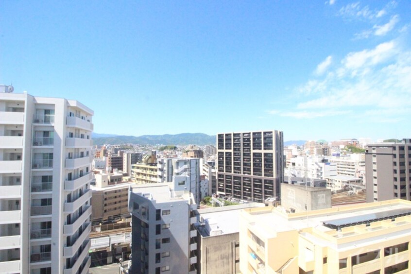 室内からの展望 エスペランサ大橋Ⅱ