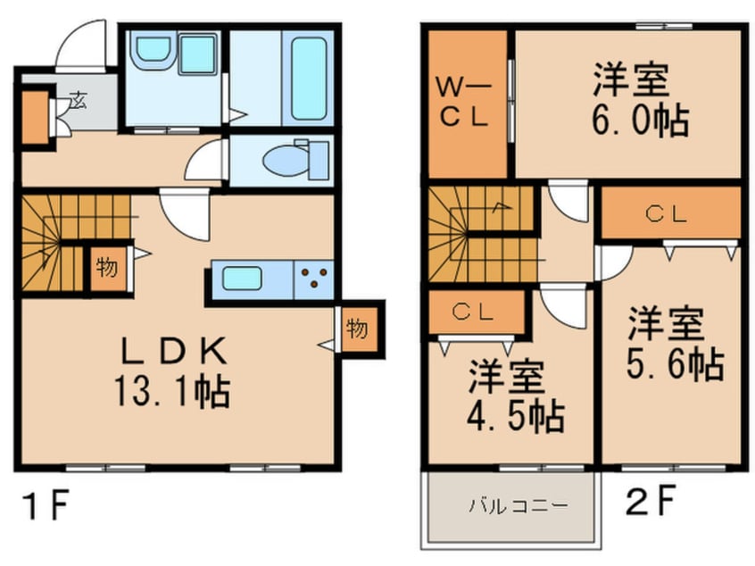 間取図 ロータス香住ヶ丘