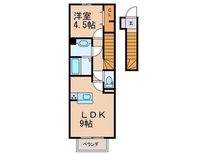 間取り図 コスモ学研台前