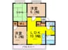 メゾンやよい坂 3LDKの間取り