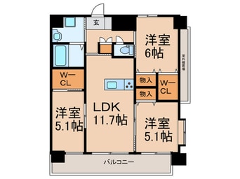 間取図 VERDE戸畑