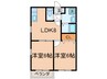 フォレストサイド本城東 2LDKの間取り