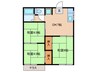 Ｒｅ：ｒｏｏｍ　０３ 3DKの間取り