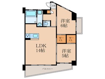 間取図 ラフィーネ葛原レスト