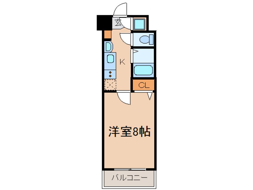 間取図 エンクレスト赤坂壱番館(507)