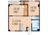 ＮＩＳＨＩＫＩ.138 2LDKの間取り