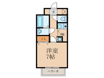 間取図 オ－ドピュ－ルⅢ